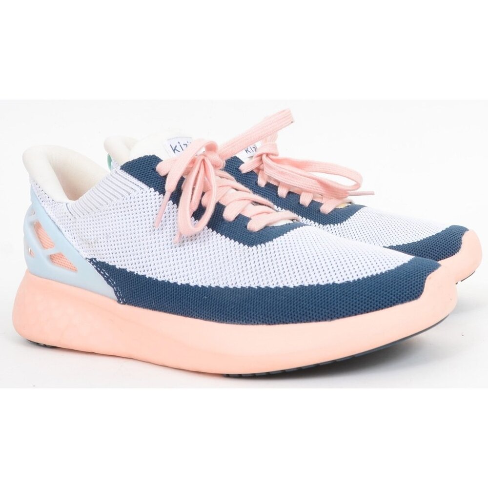 Kizik Athens Bahama Womens 10‎ WIDE Hands Free Slip-In Fabric Suede Sneaker